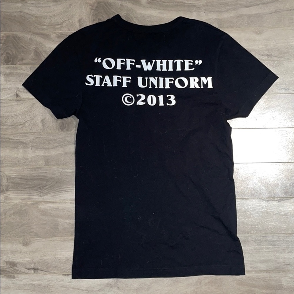 STAFF OFF WHITE T
